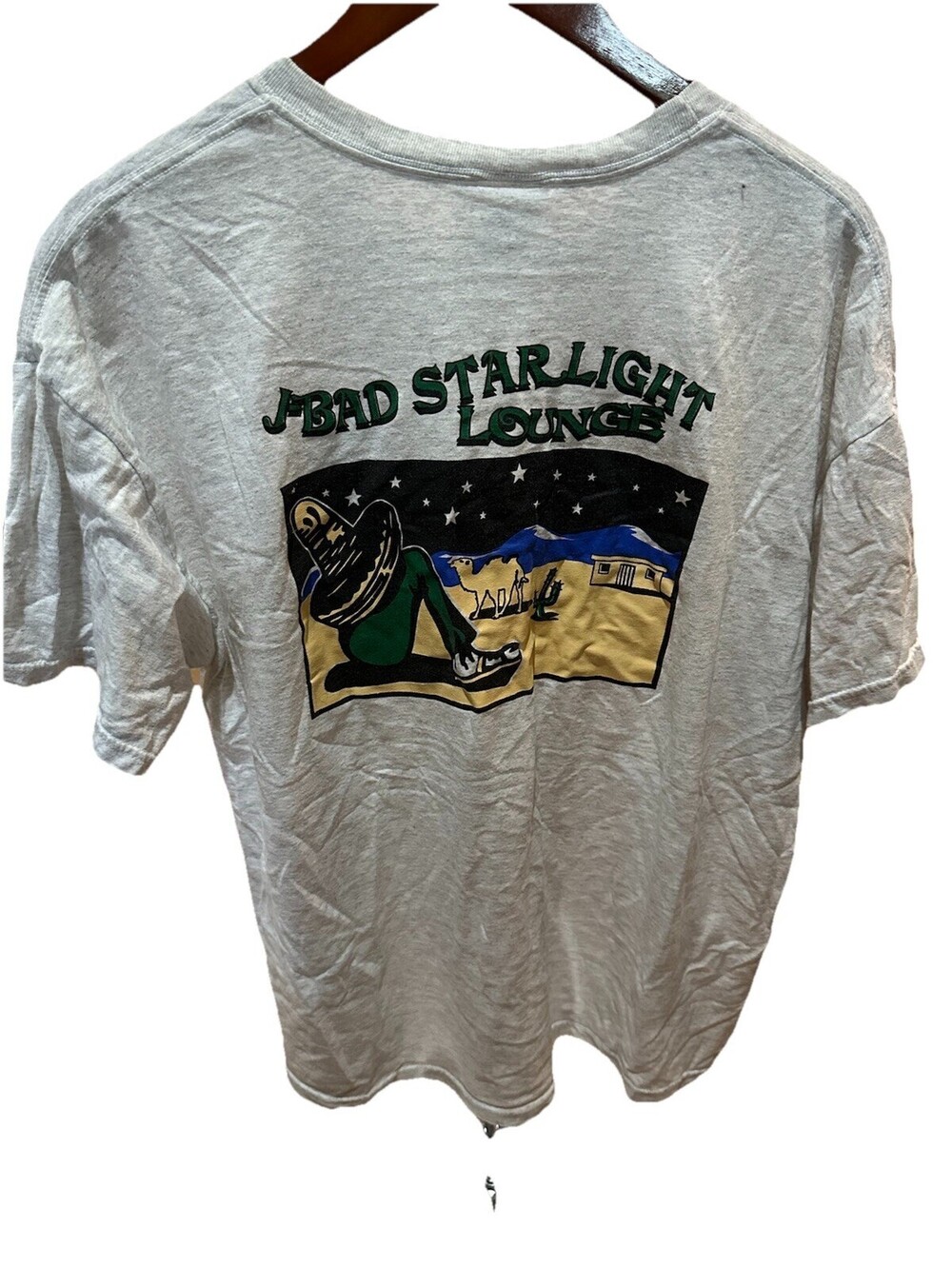 VTG 2004 Jalalabad Afghanistan JBad Starlight Lounge Military Camel T Shirt XL